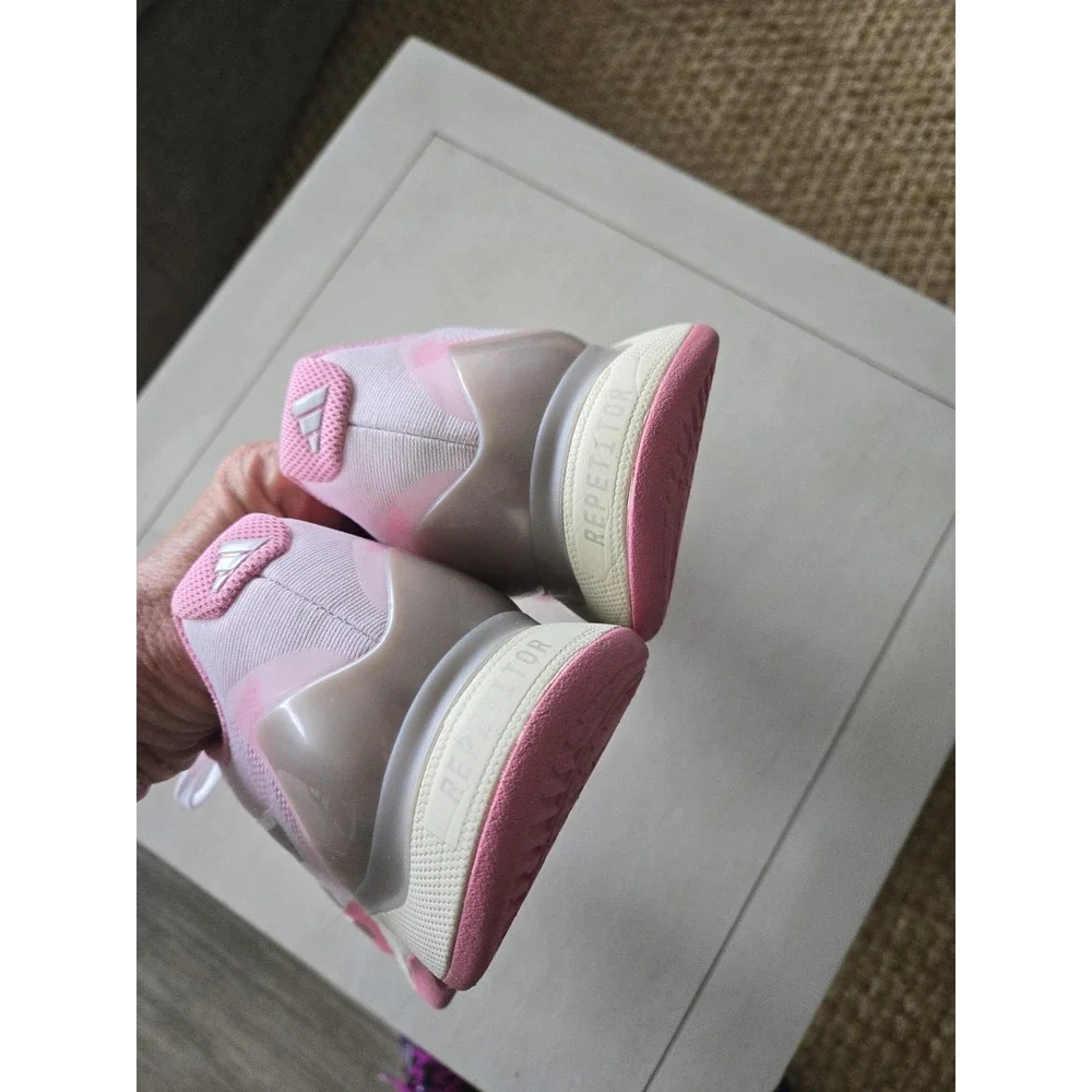 Adidas Avacourt 2 (IH0510) Lucid Pink Champagne Metallic Women's Sz 9.5 Shoes